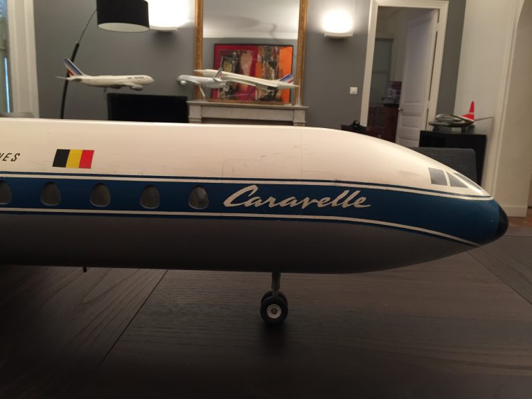 Caravelle SABENA au 1/25eme Cutaway
