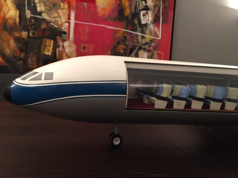 Caravelle SABENA au 1/25eme Cutaway