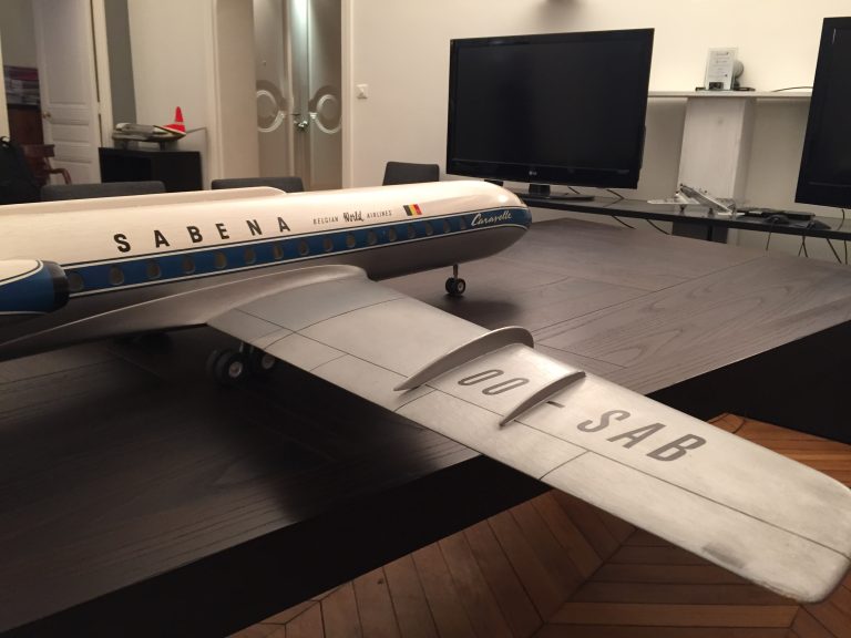 Caravelle SABENA au 1/25eme Cutaway