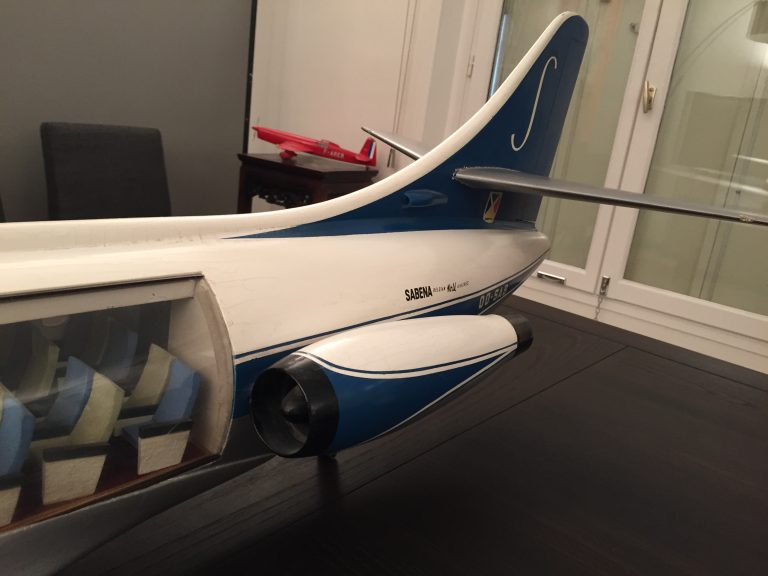 Caravelle SABENA au 1/25eme Cutaway
