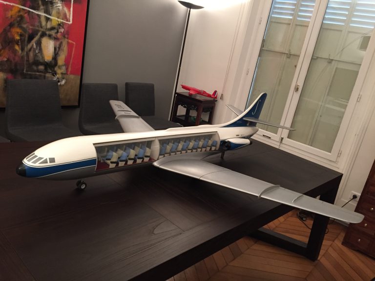Caravelle SABENA au 1/25eme Cutaway