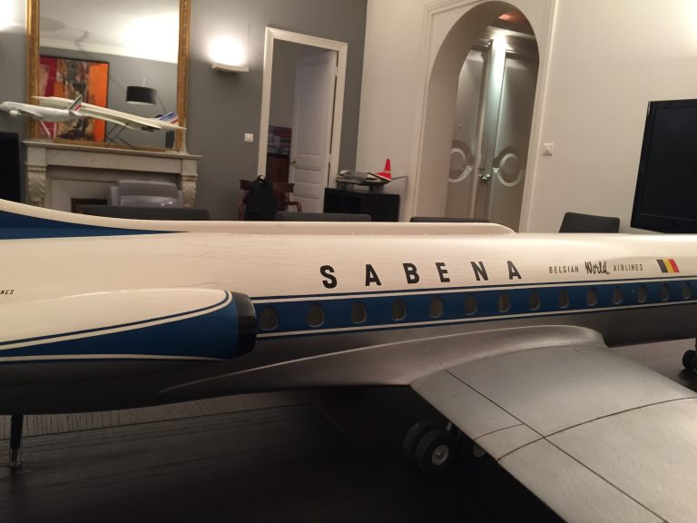 Caravelle SABENA au 1/25eme Cutaway