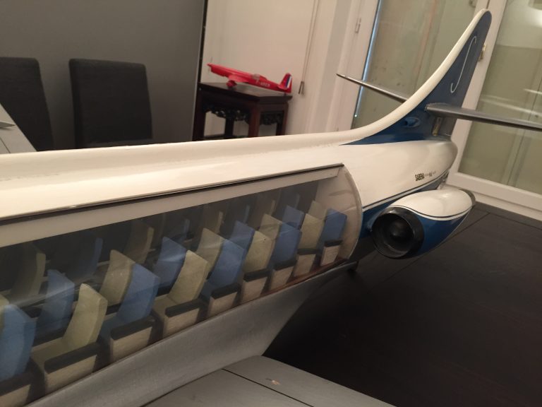 Caravelle SABENA au 1/25eme Cutaway
