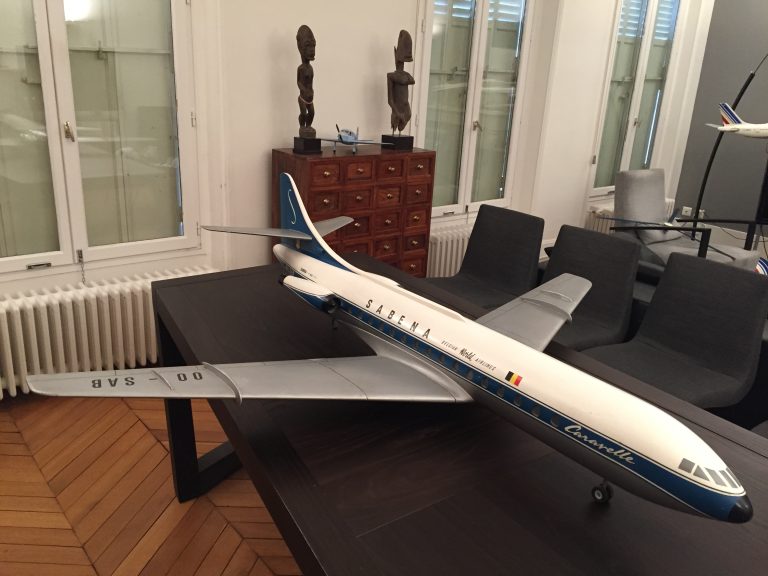 Caravelle SABENA au 1/25eme Cutaway